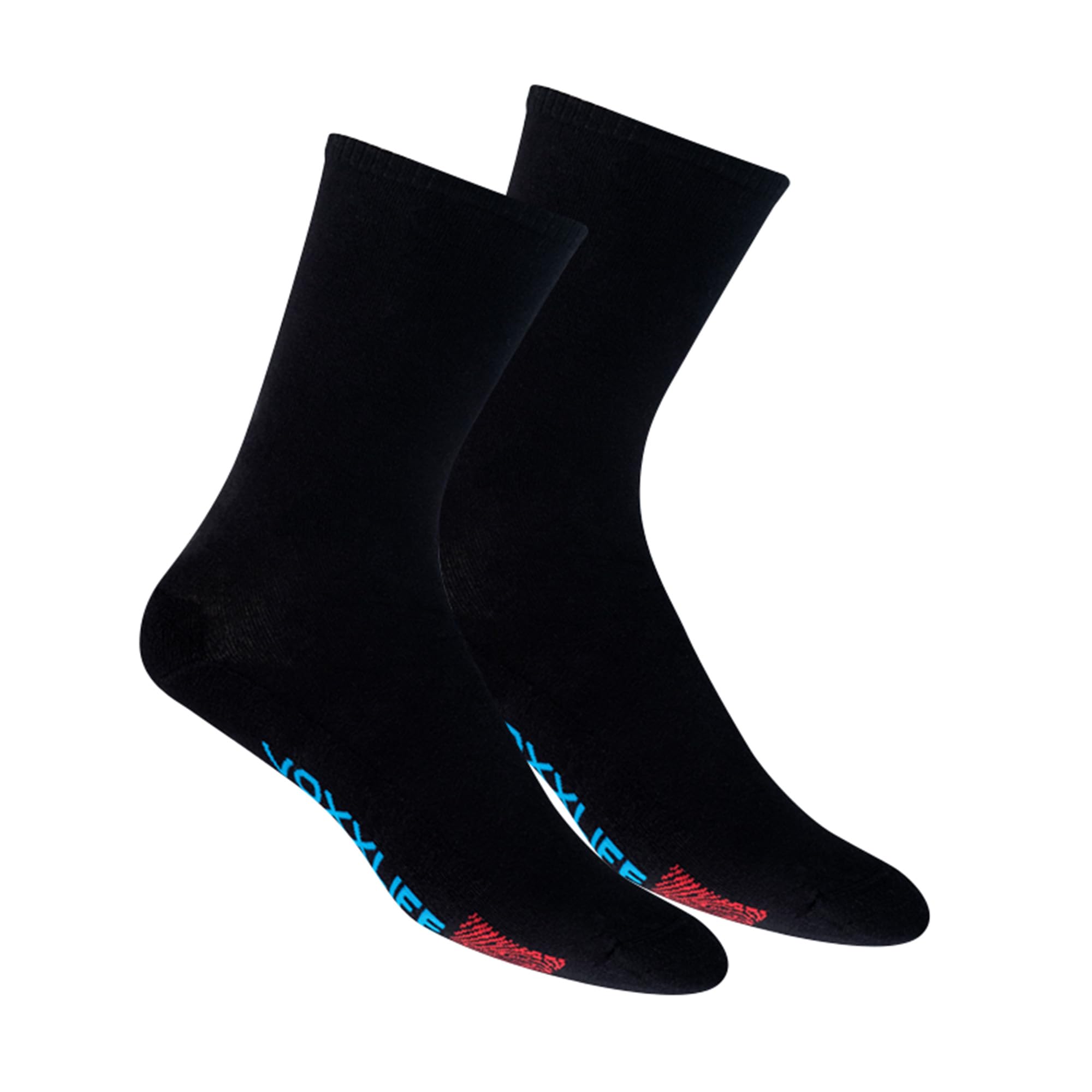 NeuroSocks Athletic Socken - atmungsaktive Socken für Damen & Herren - Unisex Socken, Sportsocken, Arbeitssocken - blasenvermeidend & geruchshemmend - für Sport, Alltag, Arbeit (S/M/L/XL schwarz/weiß)