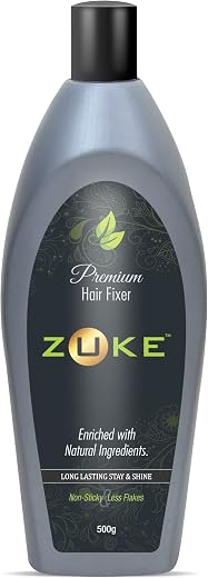 Zuke Premium Hair Fixer - 500g | Long Lasting Stay, Non-Sticky & Less Flakes | 100% Natural Ingredients | For Sikh Beard