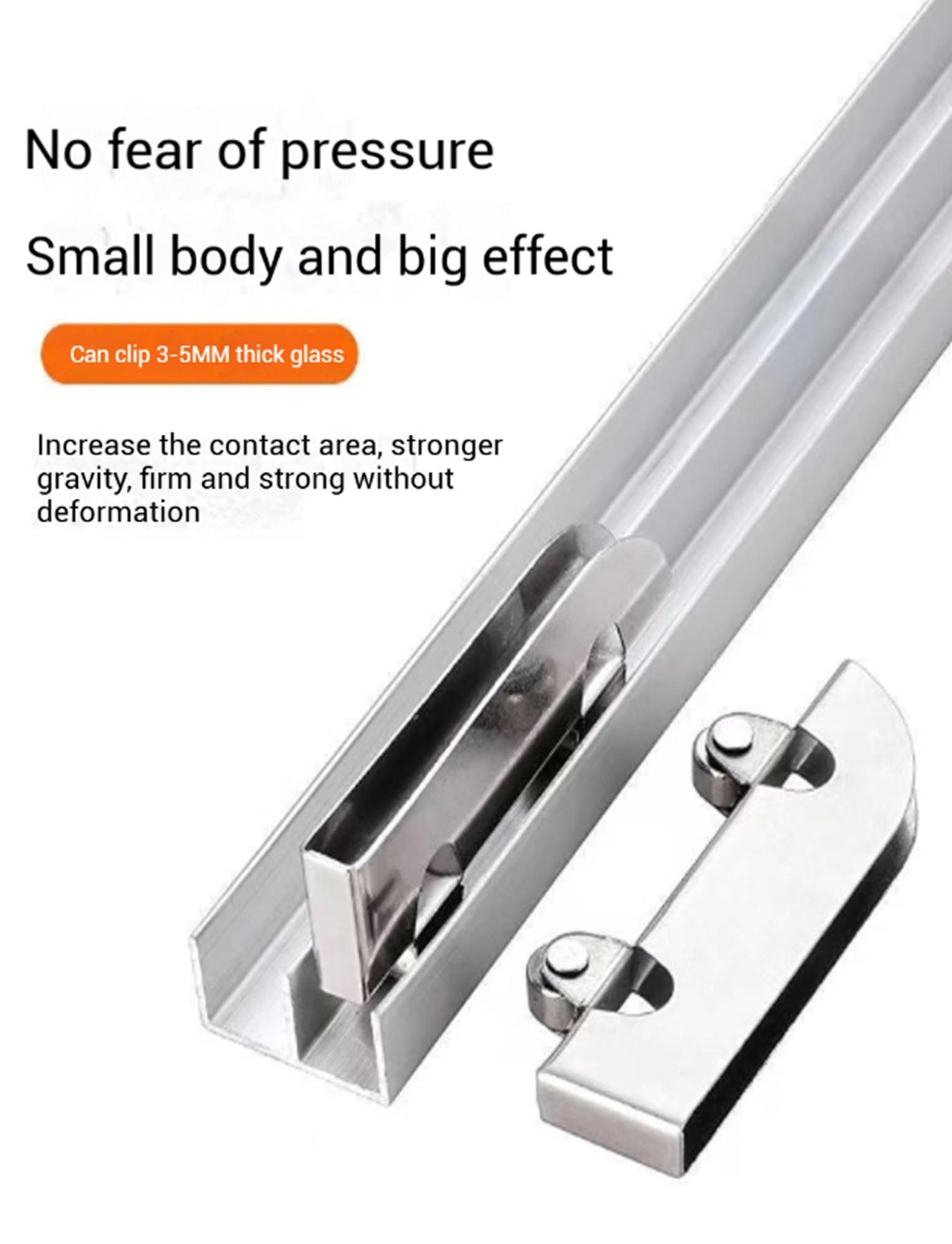 Set di guide for pulegge for porte scorrevoli a doppio binario: funzionamento fluido e silenzioso(70cm)