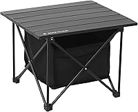 Vista 15 de ROCK CLOUD Mesa de camping portátil mejorada Mesa de campamento de aluminio ultraligera Mesa de playa plegable con bolsa de almacenamiento