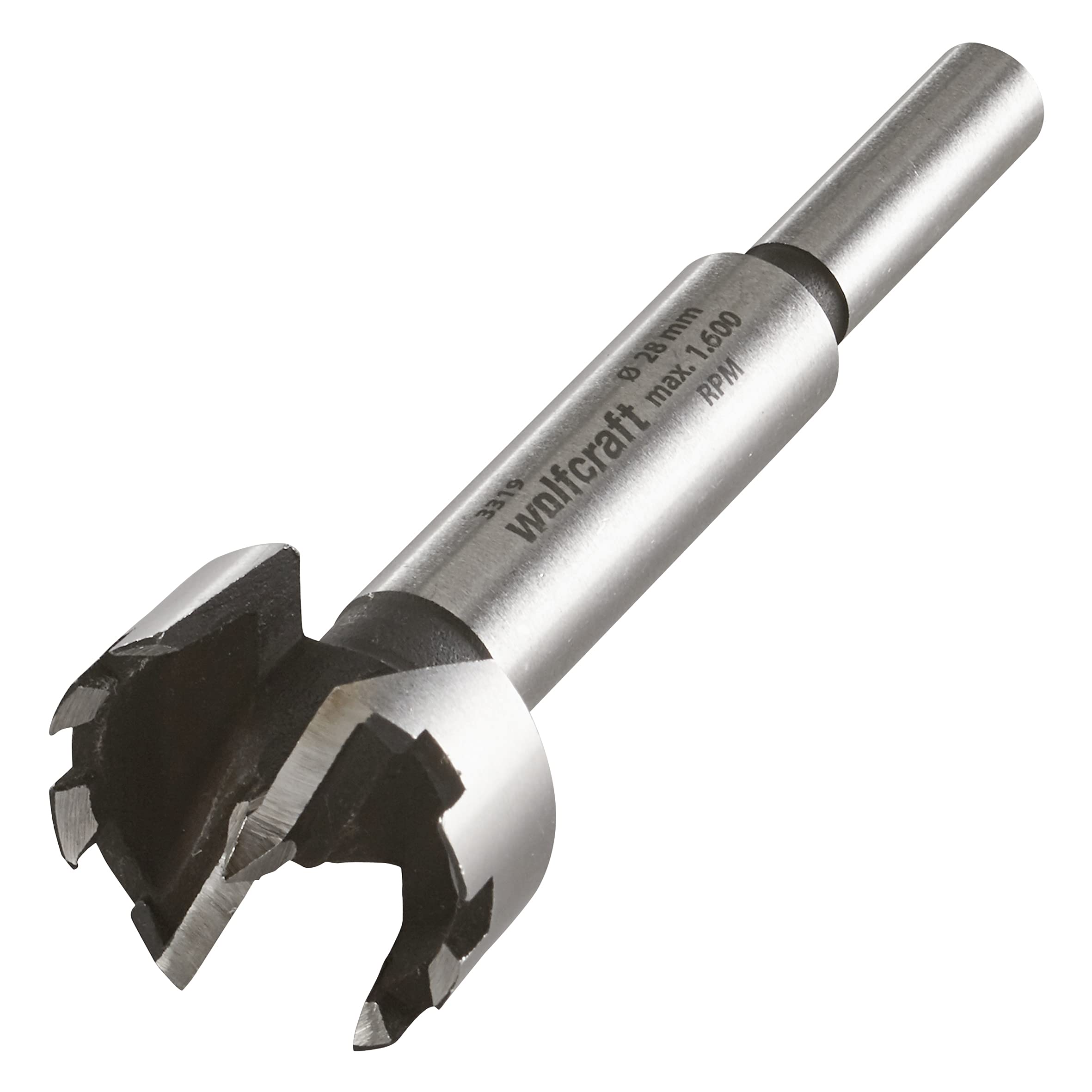wolfcraft Set di punte Forstner da 5 pezzi I 1002000 I Per la foratura del legno con e senza limitazione della profondità