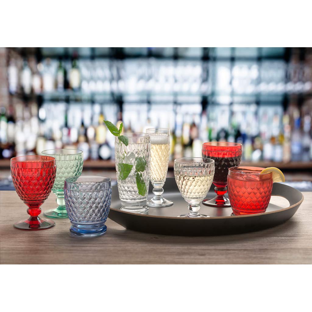 Villeroy & Boch Boston Lot de 4 coupes à champagne/à dessert Vert 398 ml