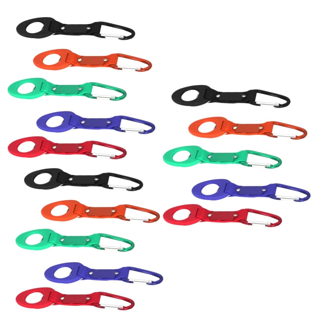 TOYANDONA 3 Sätze Teiliges Tragbarer Getränkebehälter Clip Mit Haken Wasserflaschen Halterung Für Outdoor Aktivitäten Zum Joggen Radfahren Und Camping Zufällige 6 Stück * 3