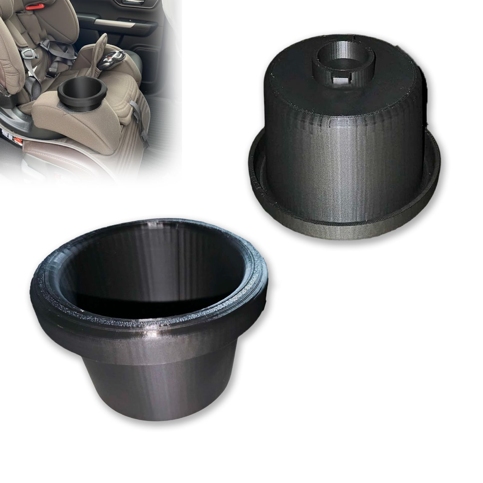 2 Pack Cup Holder for Britax One4Life ClickTight Car Seat | Easy to Install | Durable Construction