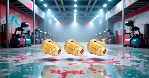 Miniatura 6 de Alomejor 3 unidades de discos de ráfaga 3K 5K 38-24UNF 3000psi discos de ráfaga de cobre unificados para regulador de paintball (3K)