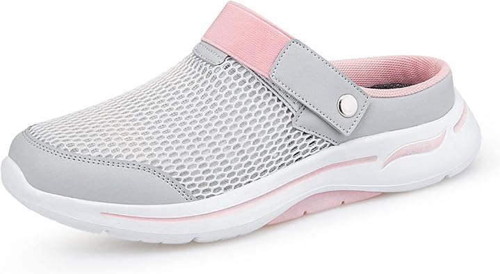 Garden Clogs Mens Womens Mesh Slipper Sandals Slip on Home Shoes Outdoor Mules