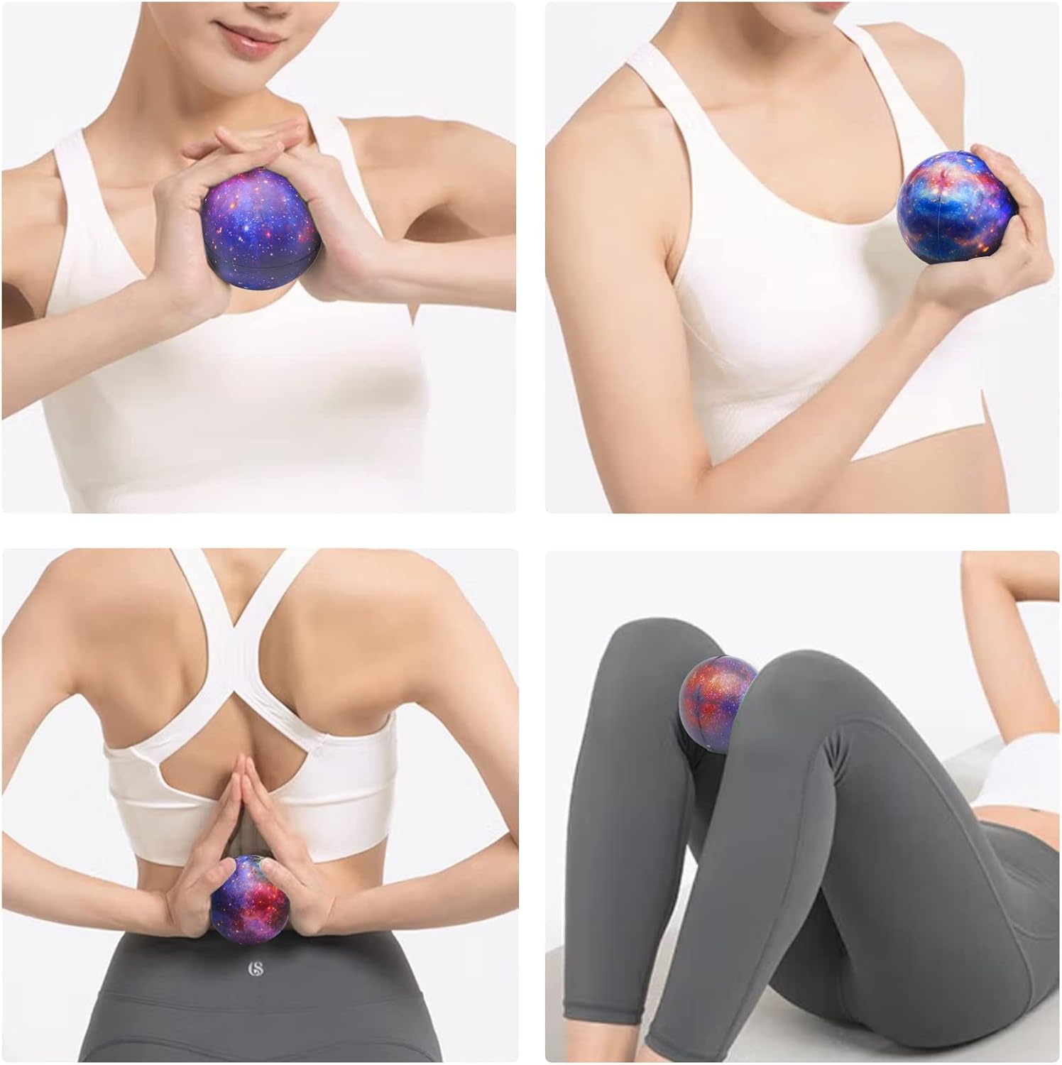 96 Pack Galaxy Stress Balls Bulk for Kids Adults 2 Inch Space Squeeze Anxiety Fidget Sensory Balls Children Outer Space Mini Relief Balls for Birthday Party Favors Finger Exercise School Carnival Gift