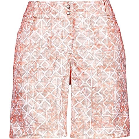 adidas Women's Red Printed Golf Shorts Cover