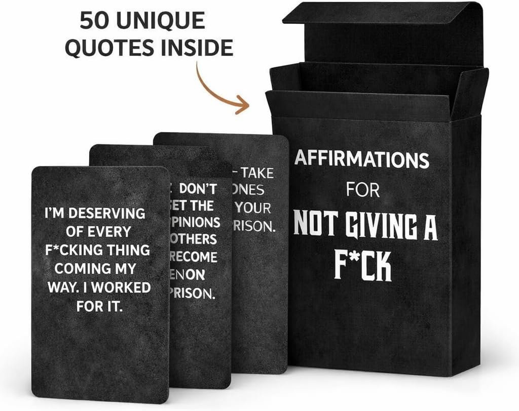 Isaac Liev 3-Pack Positive Daily Affirmation Cards For Men and Women Success, Motivational Card, Empowerment, Inspiration mindset Gifts