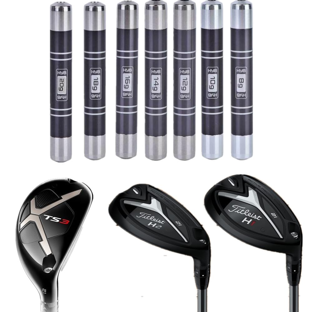 1pcs Golf Club Head Weight Compatible with Titleist 818H1 818H2 TS3 Hybrid “Neutral” “Draw/Fade” (Neutral,18g)