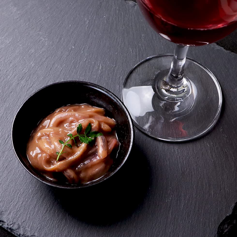 【北海道いいねマーケット】イカ耳使用でコリコリ！はこだてワイン コラボ！[ 大人の塩辛 シリーズ] みそワイン TVで紹介されました!! みそ味塩辛 塩辛 道南 北海道 贈答品 お中元