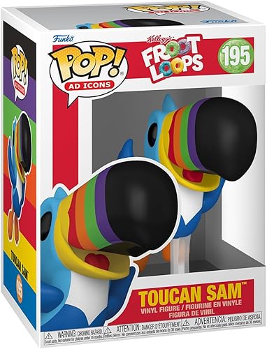 Miniatura 2 de Funko Pop! Ad Icons Kelloggs - Toucan Sam Flying - Figura de vinilo coleccionable - Idea de regalo - Producto oficial - para niños y adultos - Ad