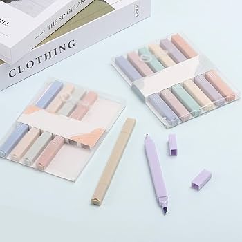 COLOR FREEWILL 4枚セット Amazon.com : acDesign Colored Highlighters 12Pcs Duals Tips