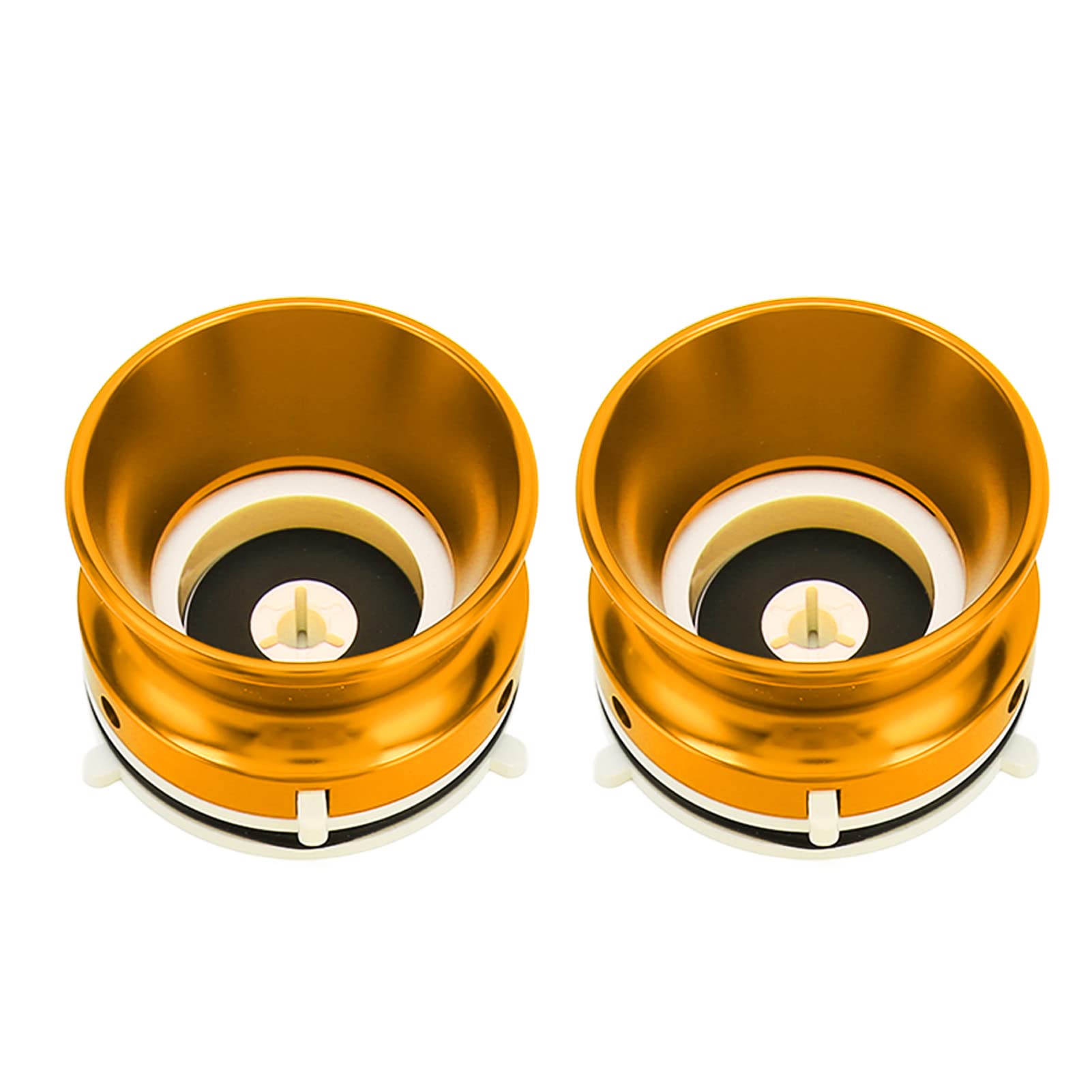 1 par de Adaptadores Nab Hub, para Studer ReVox, para Akai, para Dispositivo de Carga Universal Teac Abridor de Aluminio Pulido para Grabadoras de Cinta de Carrete a Carrete Oro
