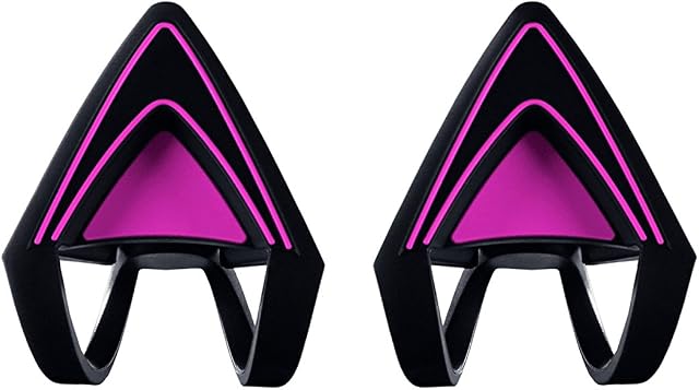 Razer Kitty Ears - Kitty Ears for All Razer Kraken Headsets (Engineered to Fit Your Razer Kraken, Adjustable, Waterproof) - Neon Purple