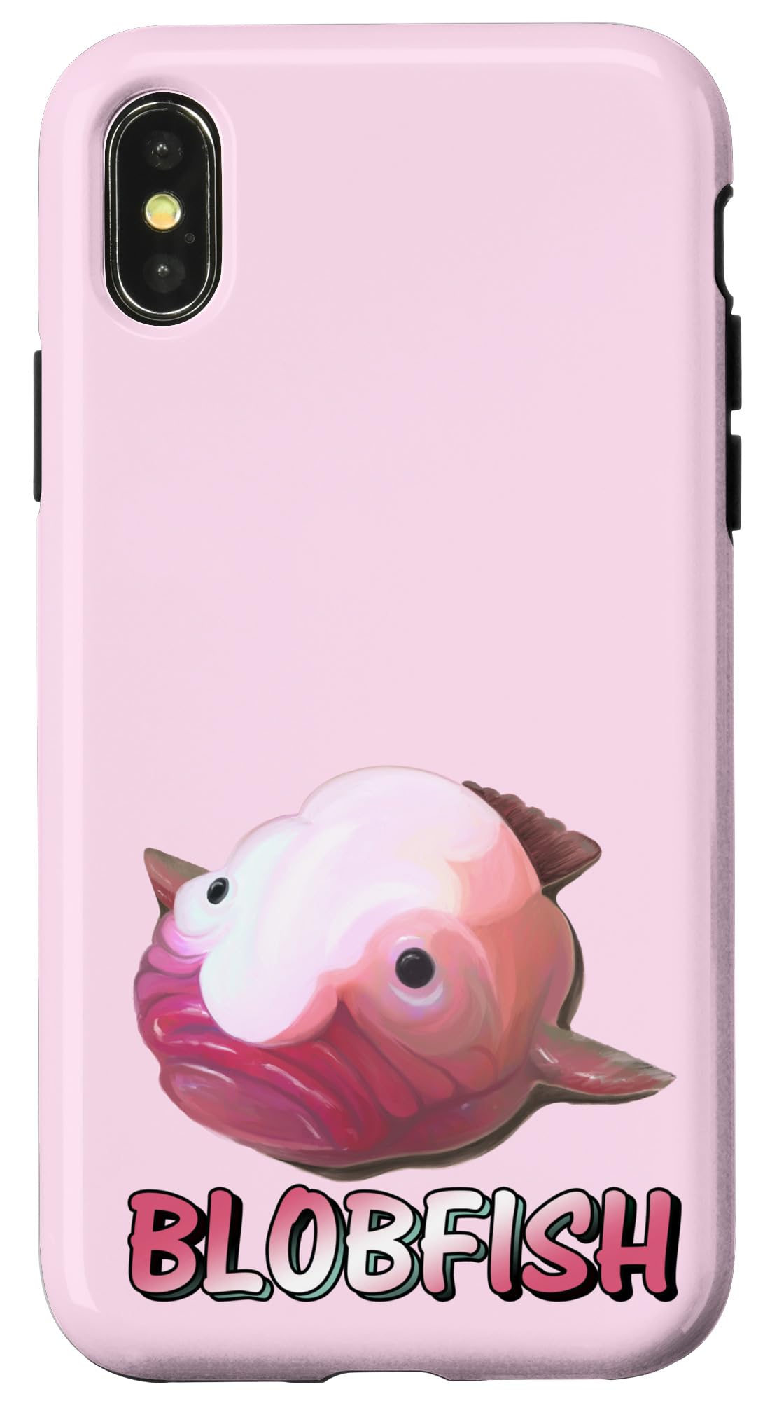 Amazon.co.jp: iPhone X/XS ブロブフィッシュ Blobfish 深海のおじさん