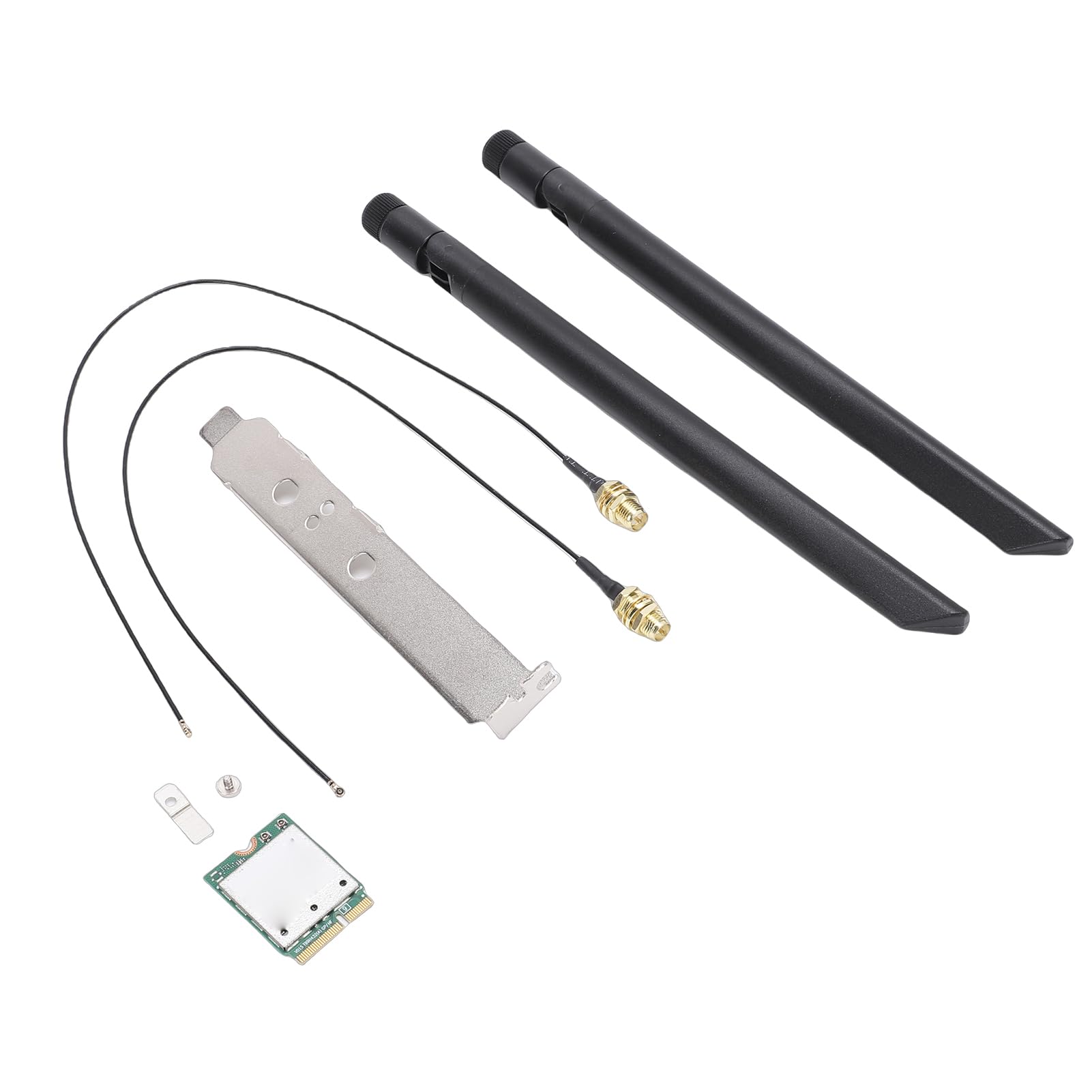 Adattatore Wireless di Rete a 3 Bande Ad Alta velocità per Scheda Wireless WiFi 7 per 11 5,8 Gbps con Doppia Antenna Esterna