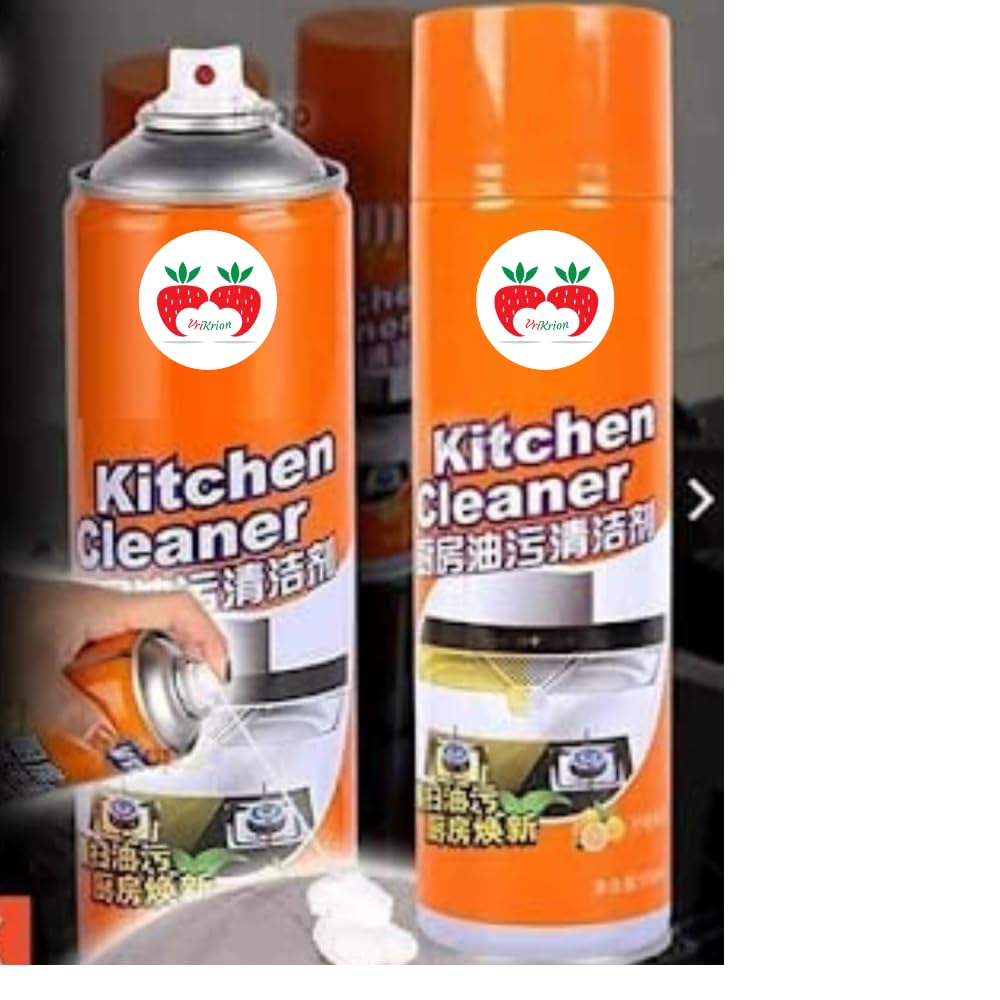 Multipurpose Cleaner Kitchen Cleaner Spray | Bubble Foam | Degreaser Spray For Kitchen | Oil & Grease Stain Remover For Chimney Cleaner | Power Full Degreaser Kitchen Cleaner