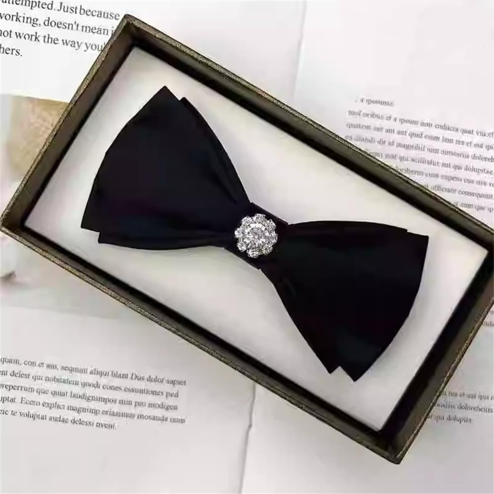 Pajarito Masculino Pajarita de Boda for Hombre Pajarita de Boda for Padrino Fiestas, Bodas(Schwarz)