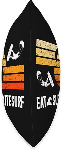 Miniatura 2 de Eat Sleep Kitesurf Kitesurfing Kitesurfer Kiteboard Throw Pillow