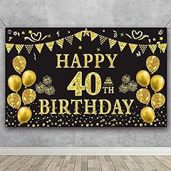40th birthday banner