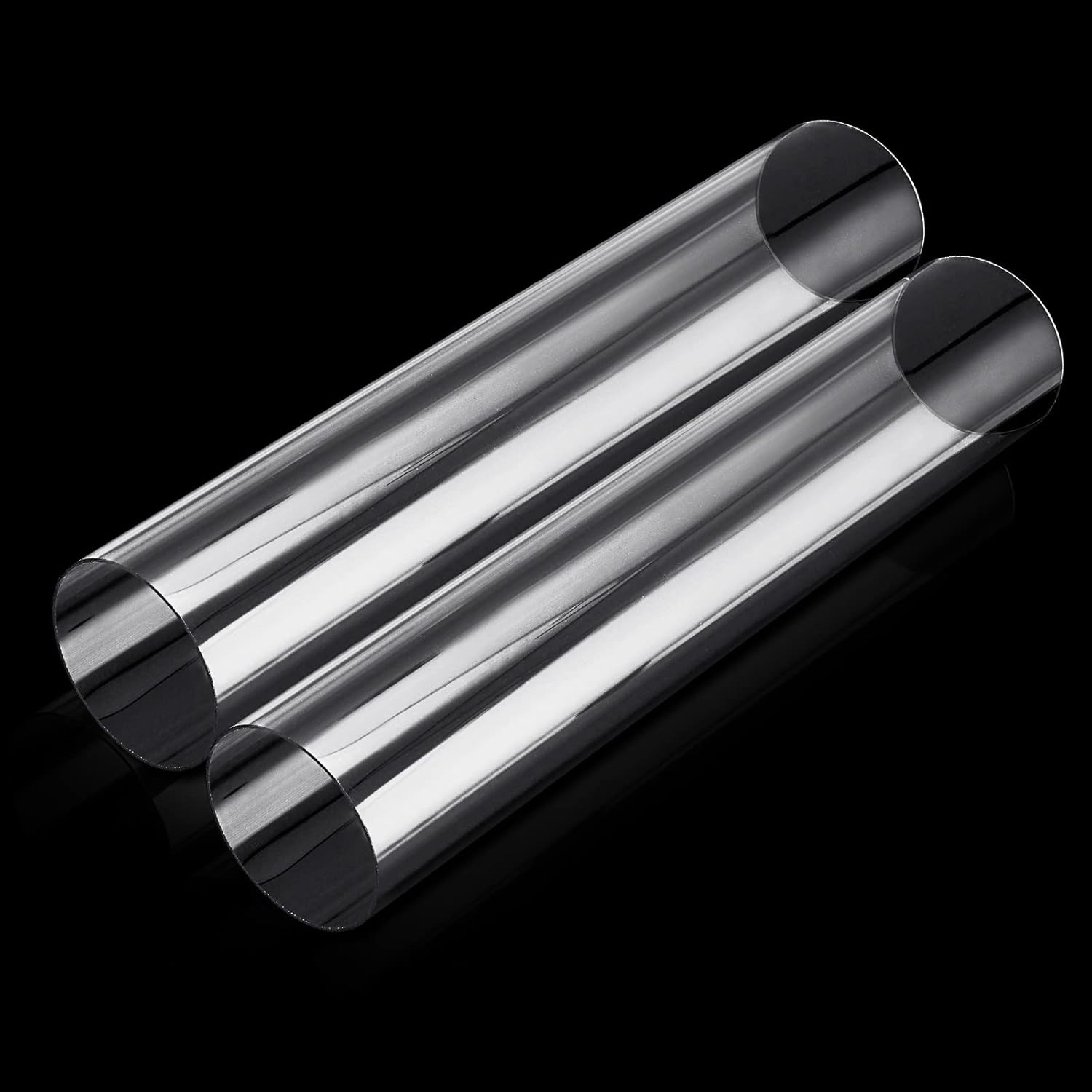 FengWu 2PCS Acrylic Tube 3'' (75mm) OD x 2mm Wall Thickness