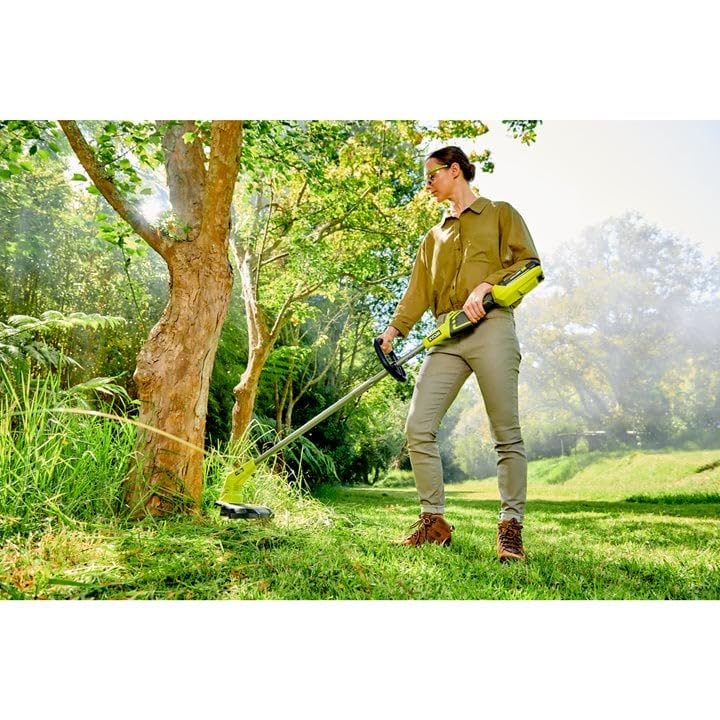 Tondeuse Sans Fil Ryobi RY36LT33A-0 36V - Coupe 28/33cm Réglable, Vitesse Variable
