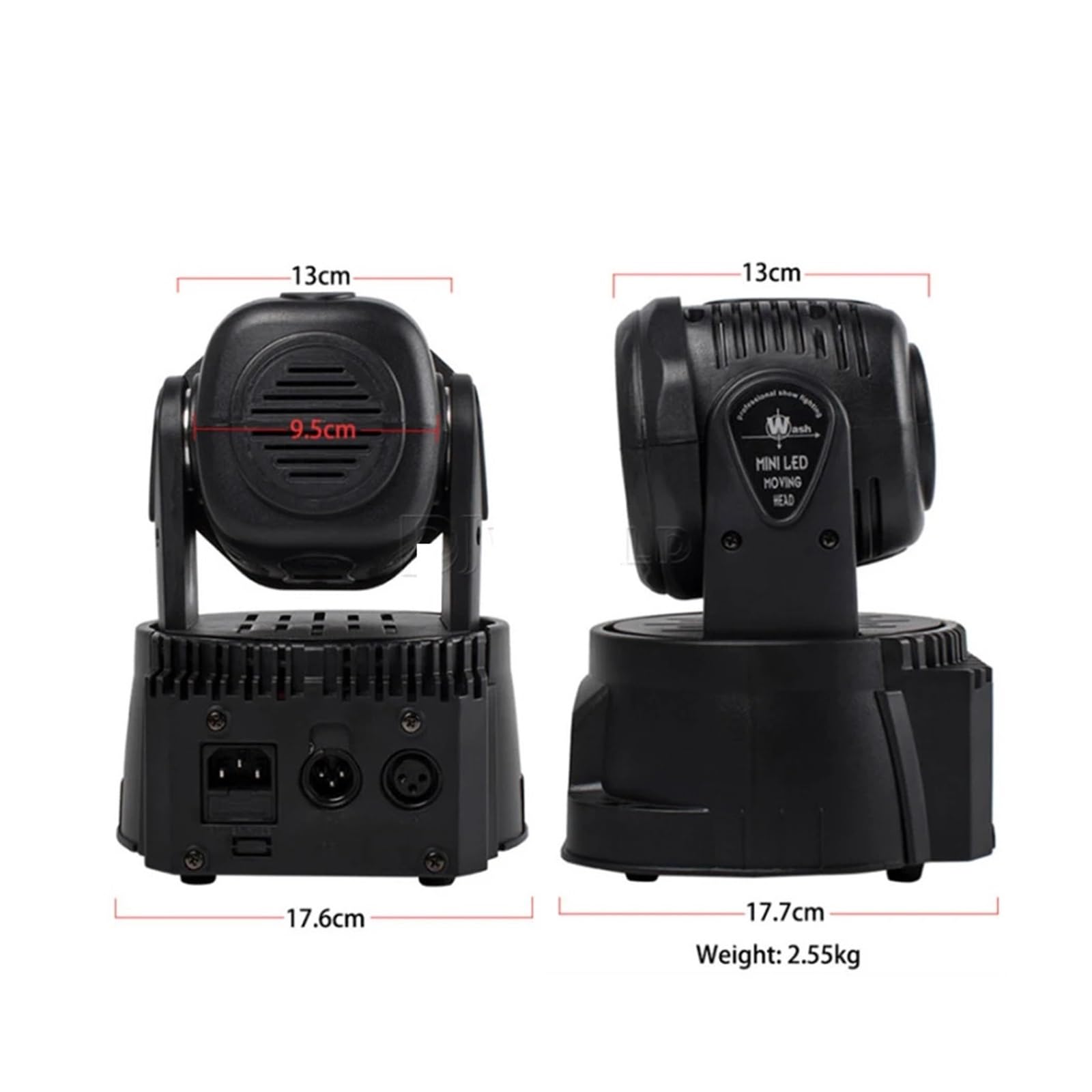 Luce da palco per DJ, 1 pz LED 7x18W Testa mobile Luce RGBWA+UV 6IN1 Effetto palco Luce wash for discoteca DJ Musica Festa Danza Club Uplight per Eventi