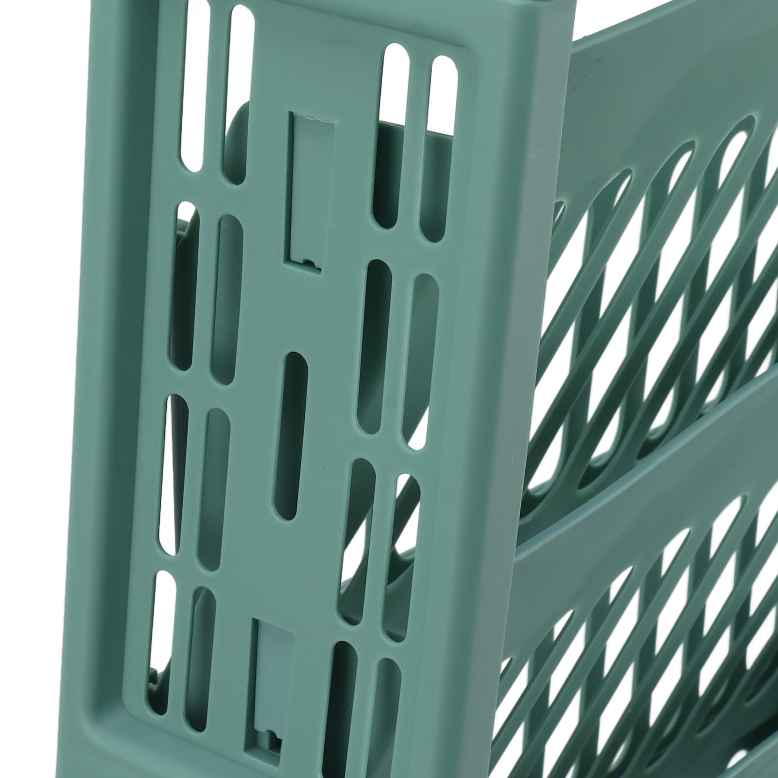 Scaffale Girevole a 6 Ripiani, Carrello Contenitore Stretto con