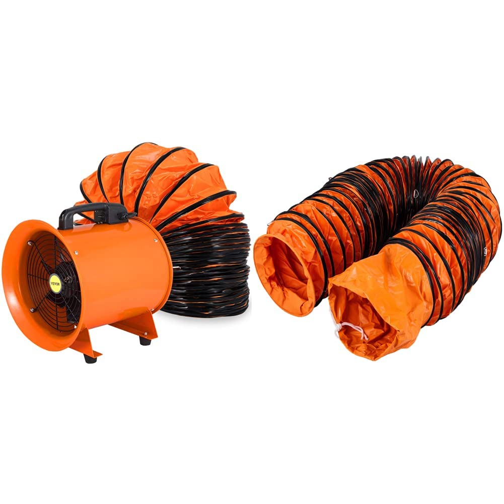 Buy VEVOR Utility Blower Fan, 12 Inches, High Velocity Ventilator, Portable Ventilation Fan
