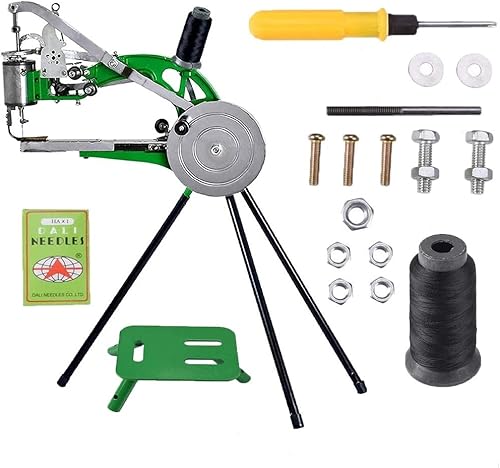 Máquina de reparación de zapatos Máquina de coser de mano Cobbler Máquina de coser de doble línea de nailon de algodón Máquina de coser Máquina de