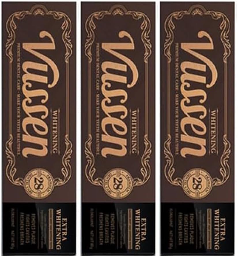 Vussenビューセン ニュー28 歯牙美白剤 80g×3+フィジオゲル レッドスライディングサンプル 5ml