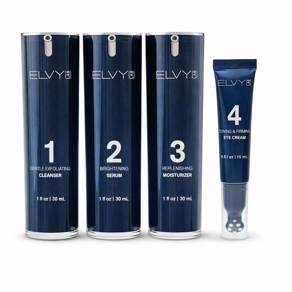 Amazon.com: ELVY Lab 4 in 1 Skincare Set for Men and Women