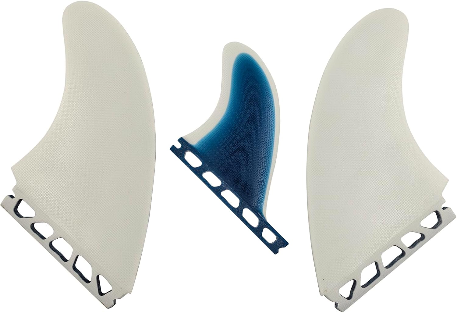 UPSURF Future Keel Fins Surfboard Fins Clear Light Blue Fiberglass MR Twin Fins Surf Quilhas Single Tabs Three Keel