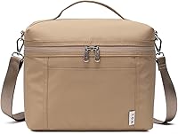 Vista 10 de NOL Natural Organic Lifestyle Bolsas de almuerzo aisladas para mujeres Bolsa refrigeradora Nailon ligero impermeable Lonchera para el trabajo