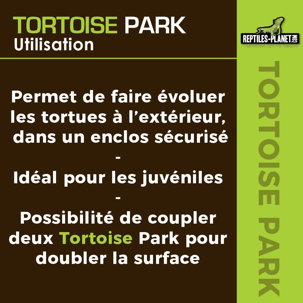 Reptiles Planet Obudowa zewnętrzna Tortoise Tortoise Park, 200 x 100 x 25 cm