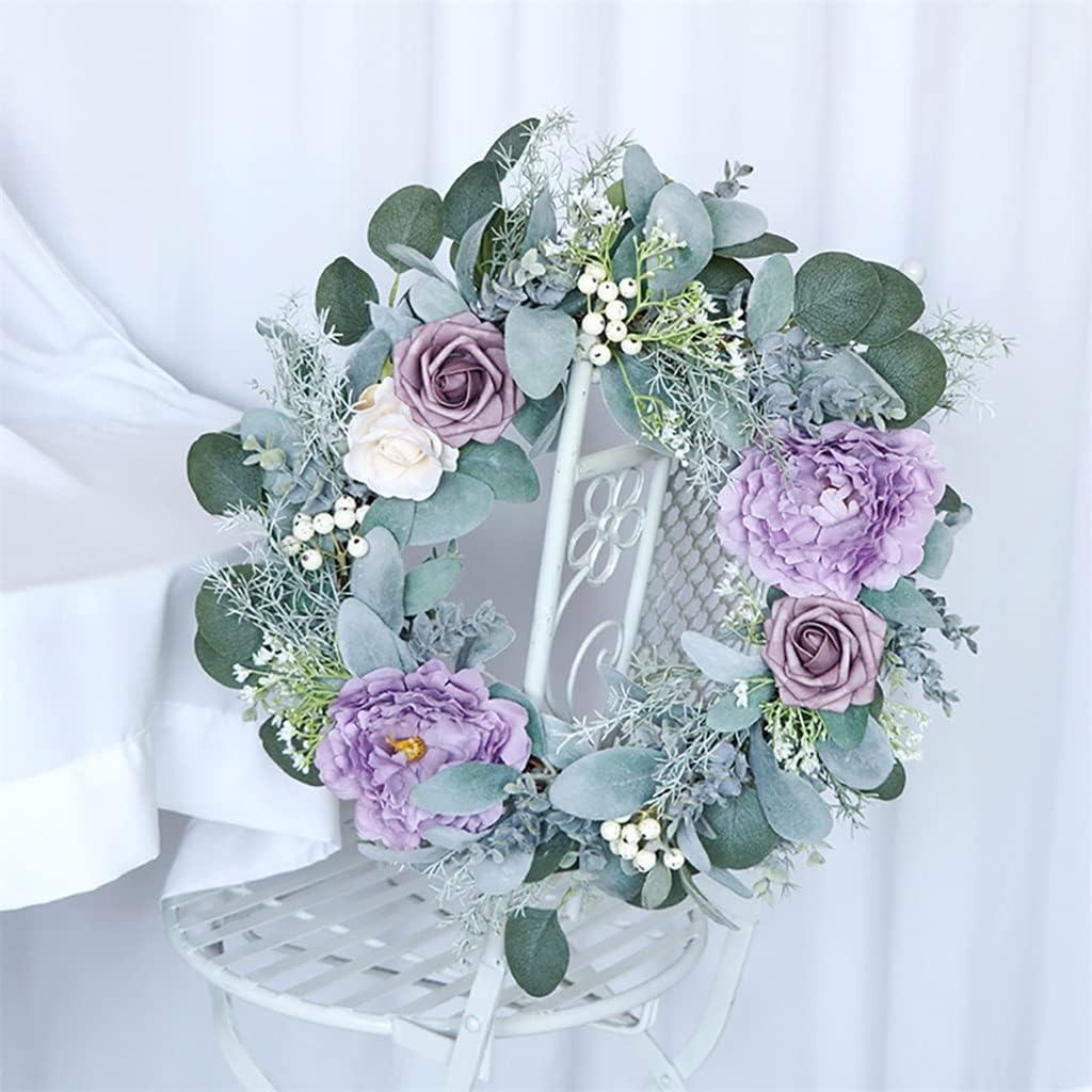 Spring Wreath Wreath for Front Door Farmhouse Wall Window Decor