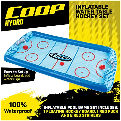 Coop Hydro Hockey Inflatable Water Floating Table Hockey Set, Pool Toy For Kids Ages 5+ #TOP1