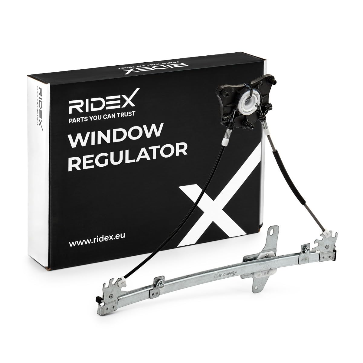 RIDEX 1561W0350 Elevalunas eléctrico Izquierda sin electromotor Compatible con PEUGEOT 407 SW 6E, 6D