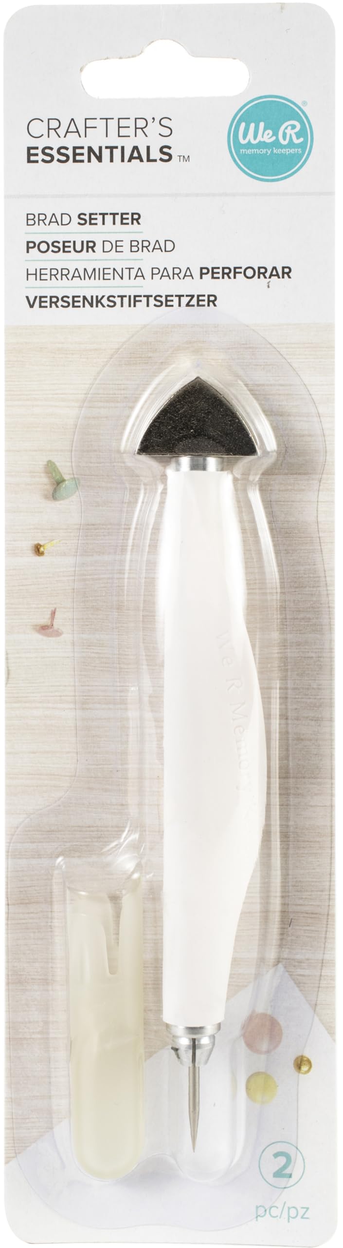 Brad Setter & Piercing Tool-White