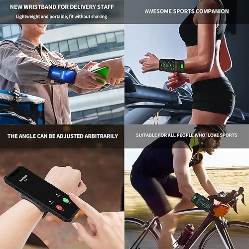 Miniatura 9 de Covrware Funda con clip para correa de correr para Samsung Galaxy A03S correa deportiva desmontable cubierta de armadura ligera con protector de