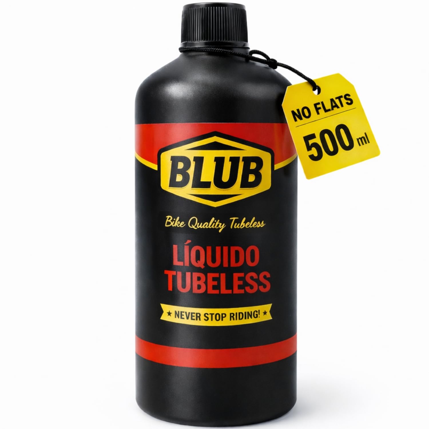 BLUB liquido tubeless MTB 500ml | Liquido Antipinchazos Bicicleta | Sellador Repara Pinchazos Bicicleta | Kit Reparacion Neumaticos, Parches Bici | Gel Antipinchazos para Jeringa Tubeless