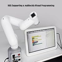Vista 3 de ELEPHANT ROBOTICS Brazo robótico, myCobot 280 con Raspberry Pi 4B, robot colaborativo, código abierto de 6 ejes myCobot Pi, robot de escritorio