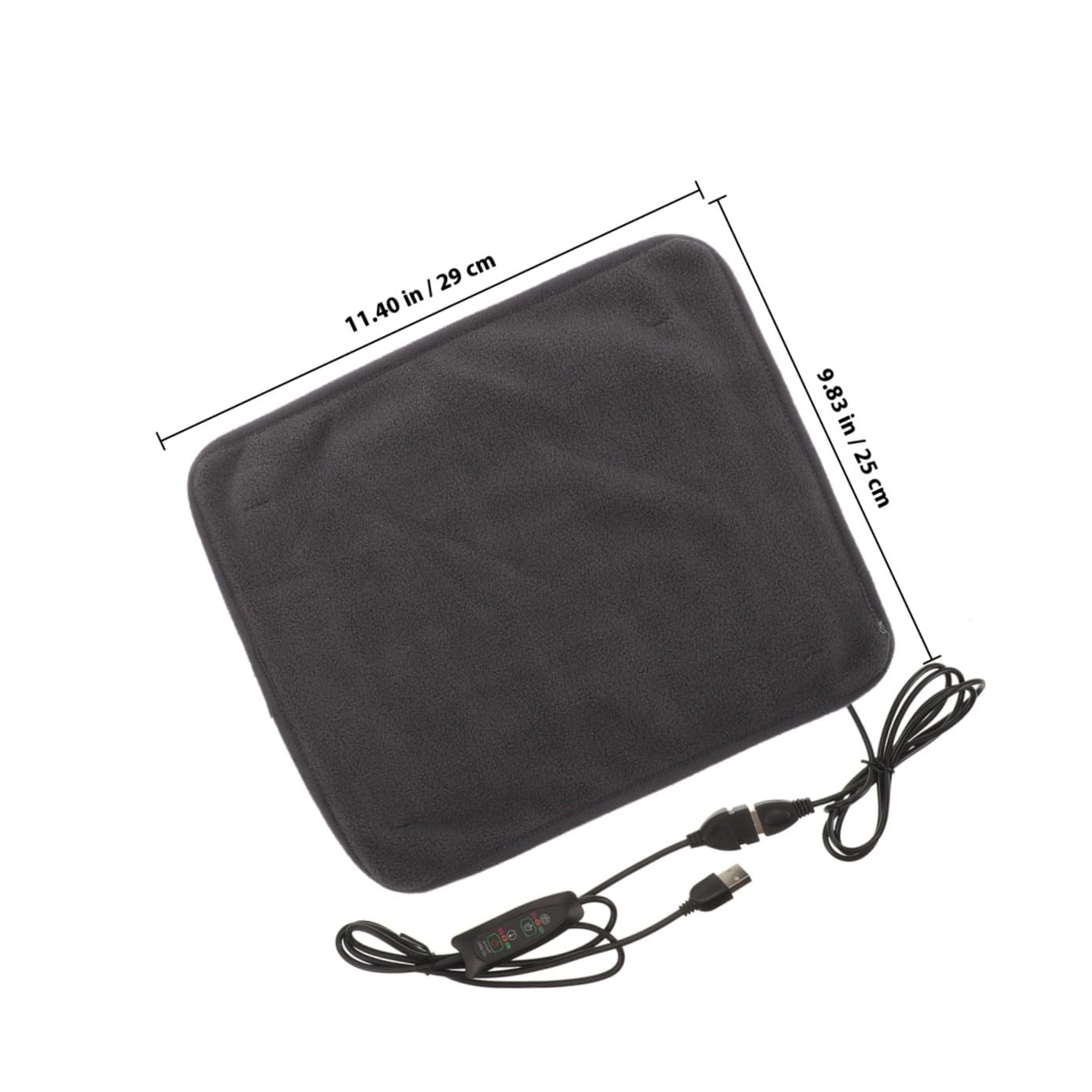 WOONEKY Haustier Wärmematte mit Temperaturregelung, USB, Polyester, Katze