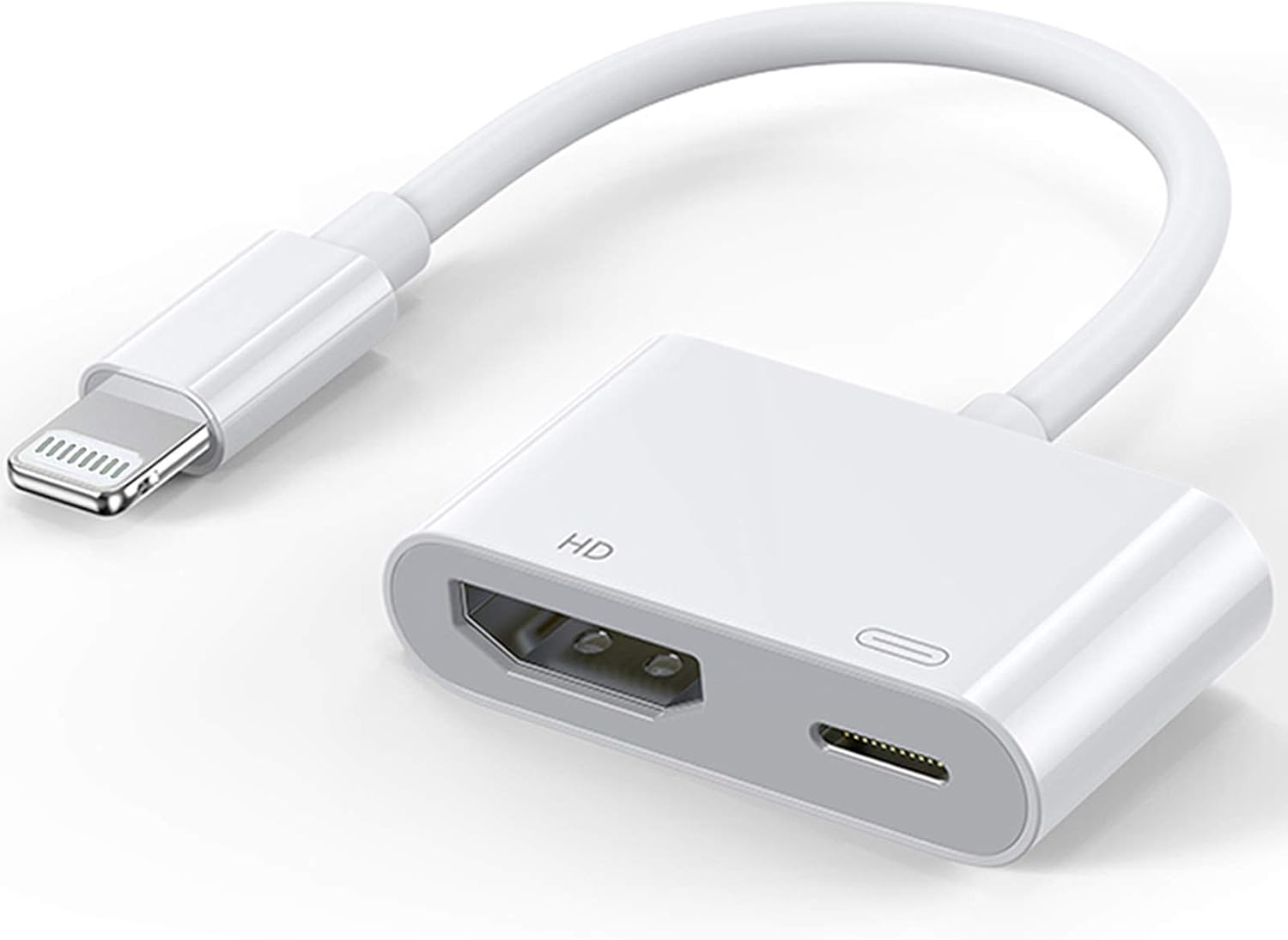 Apple Lightning to Digital AV Adapter[Apple MFi Certified] 4K HDMI Sync Screen Digital Audio AV Converter+Charging Port for iPhone/iPad 1080P HDMI Converter for HDTV/Projector/Monitor-Support All iOS