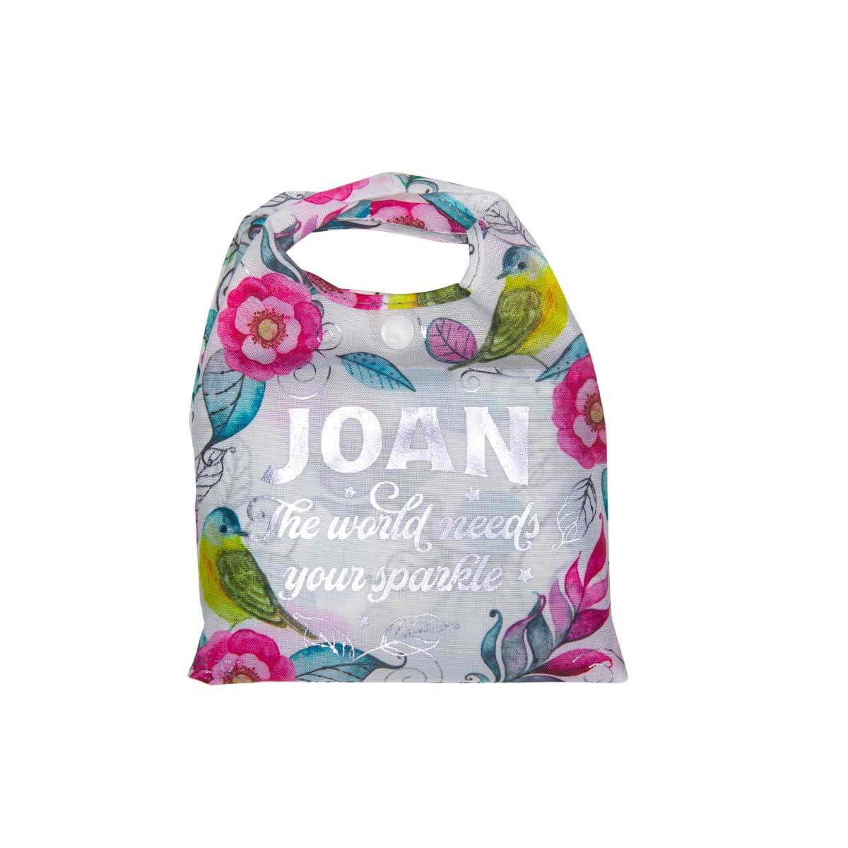 History & Heraldry Personalised Sparkle Shopper Bag (Joan) — image 1