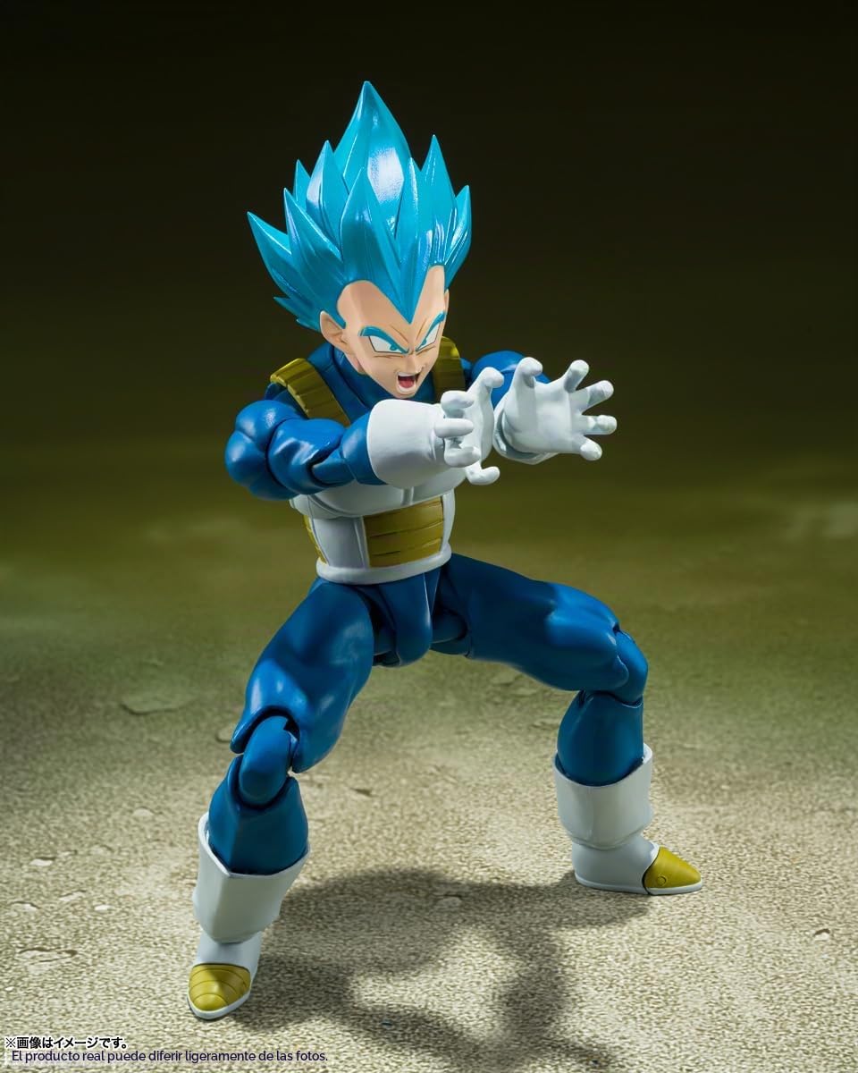 Super Saiyan God Super Saiyan Vegeta -unwavering Saiyan Pride- Fig. 13,5 cm Dragon Ball su | Dragon Ball Super 15.2 cm S.H. Figuarts Super Saiyan Blue Vegeta Inquebrantable Pride