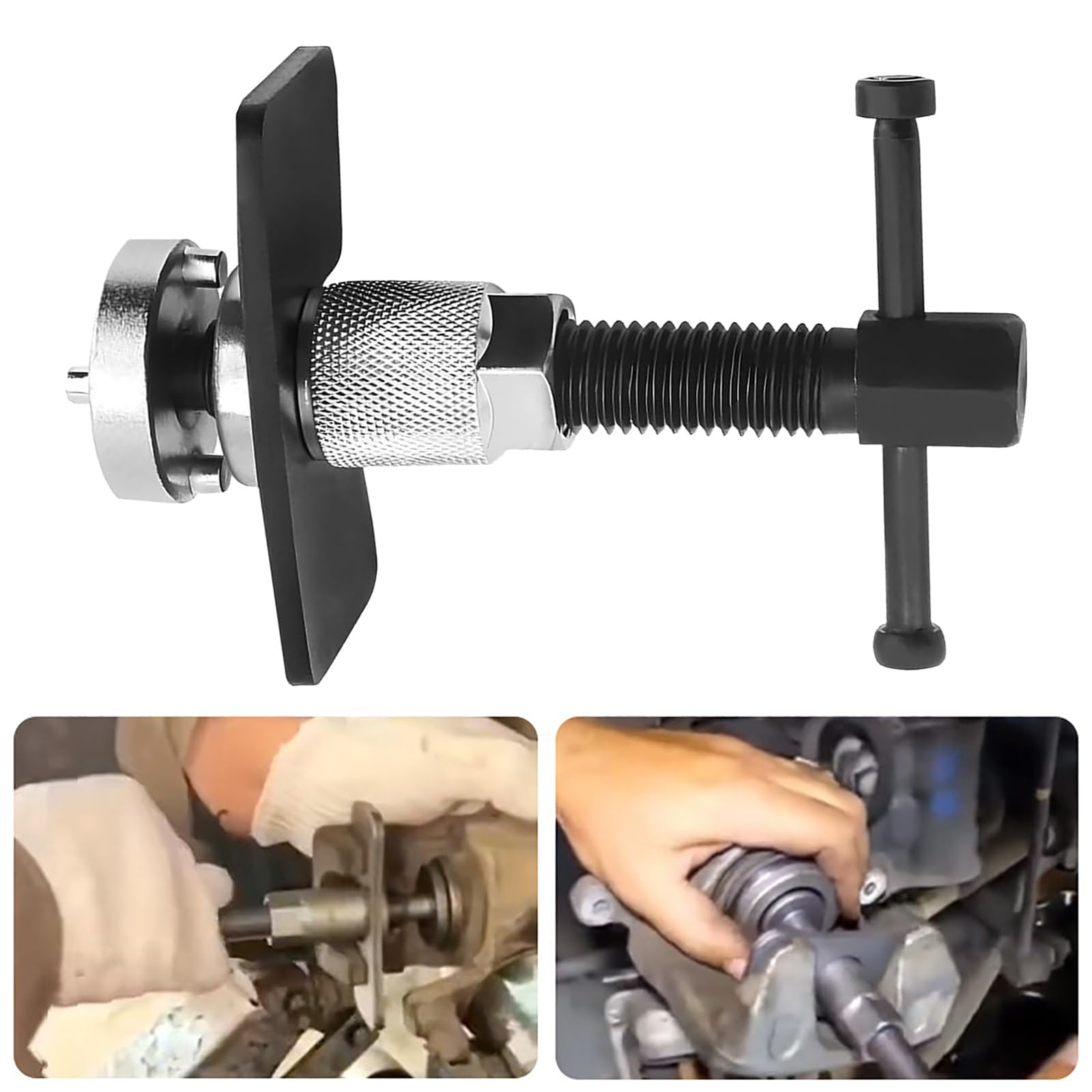 3 pezzi Strumento per riavvolgimento del pistone del freno per auto, set di strumenti per riavvolgimento del pistone della pinza del freno, strumento per riavvolgimento della pinza del freno per