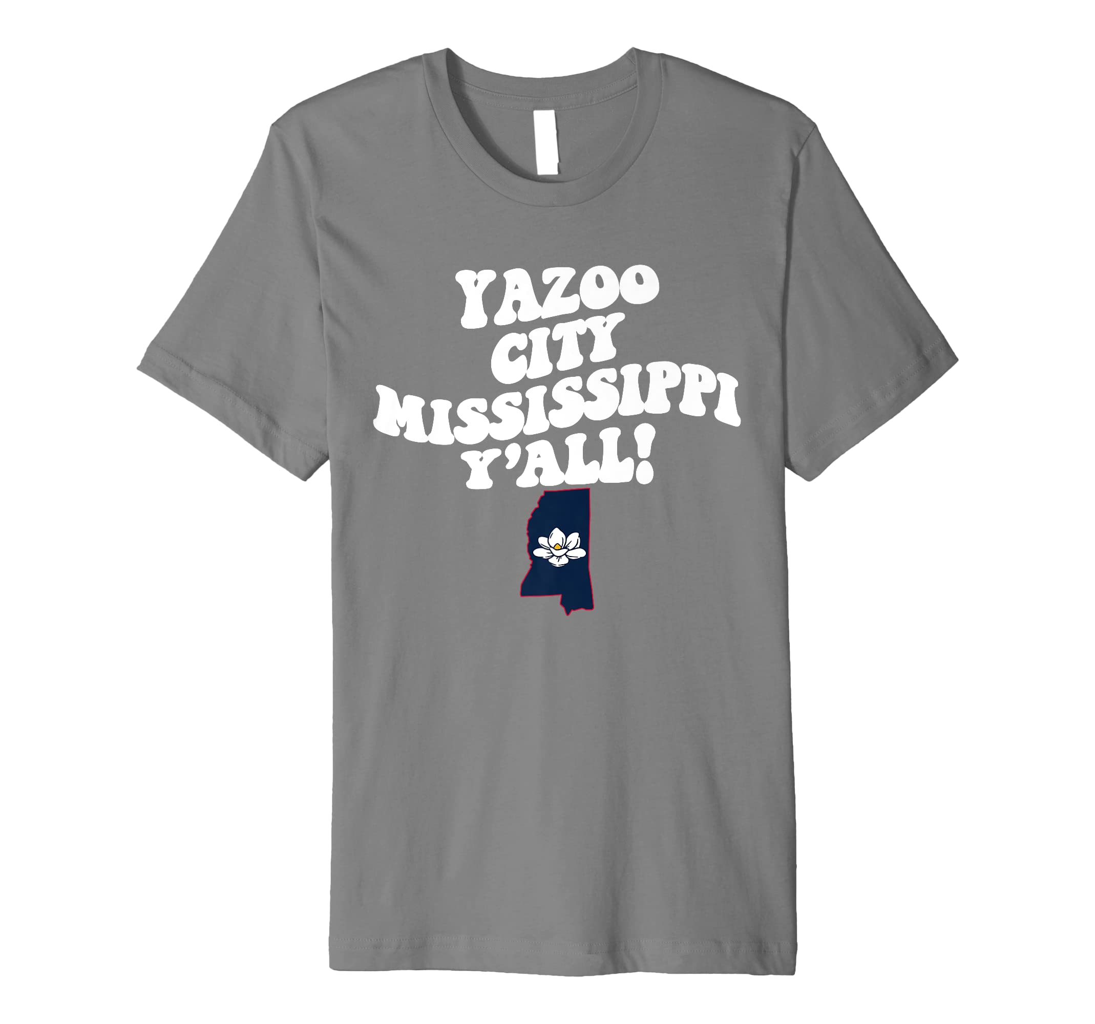 Yazoo City Mississippi MS Home Town SouvenirsYazoo City Mississippi Y'all MS Southern Vacation Premium T-Shirt
