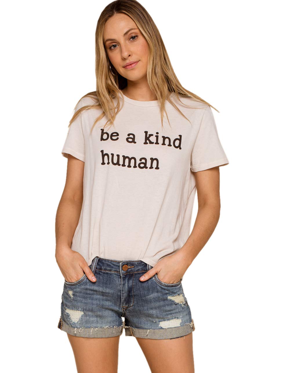 [BLANKNYC]Women's Denim Distressed Cuffed Short, Blue, 24